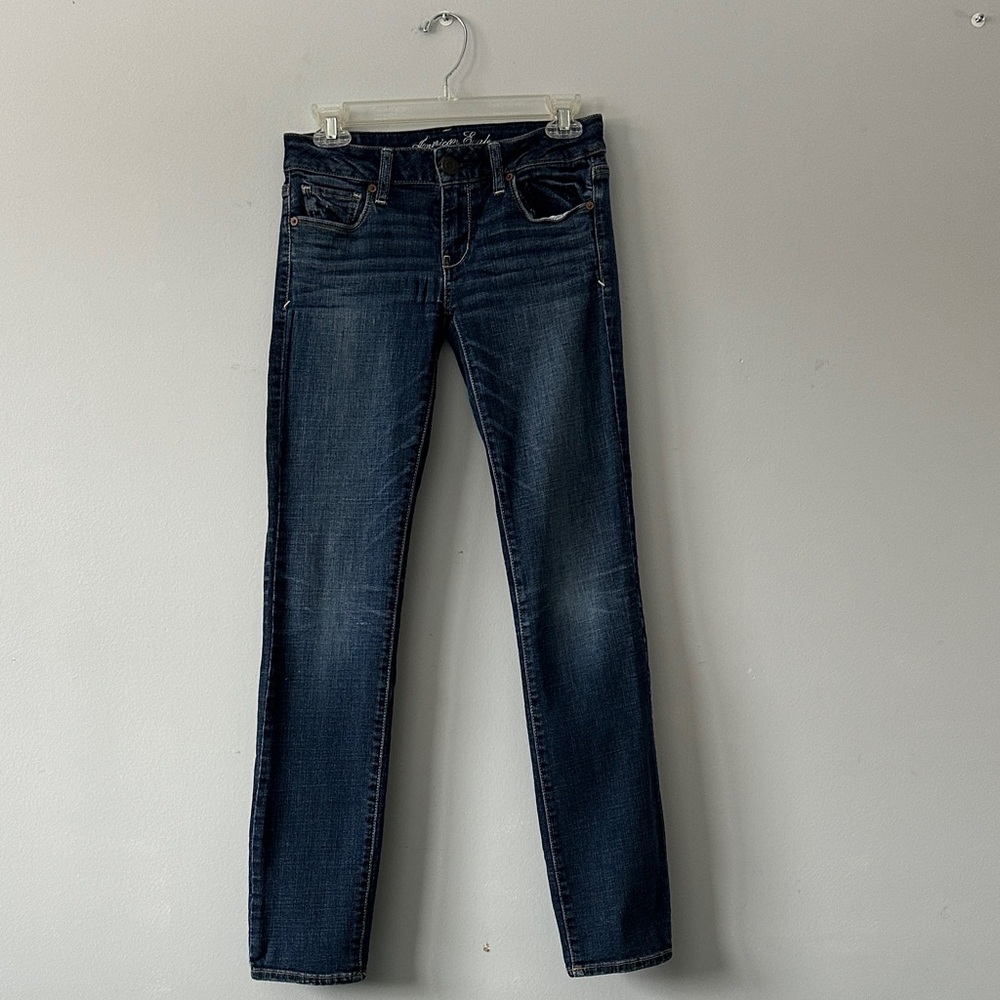 American Eagle Dark Blue Skinny Jeans